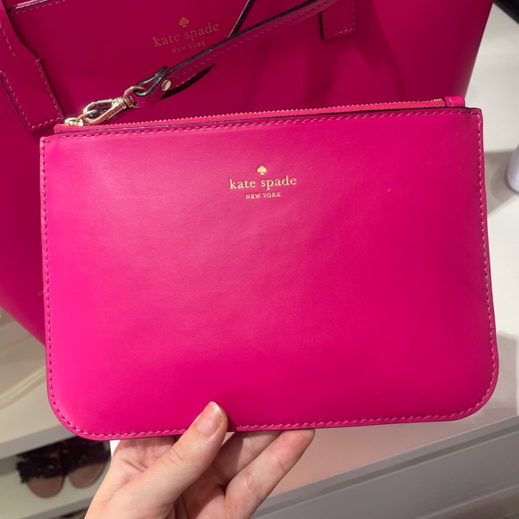 Kate Spade Harmony Bennet Place Radish Hot Pink Tote - Picture 8 of 8